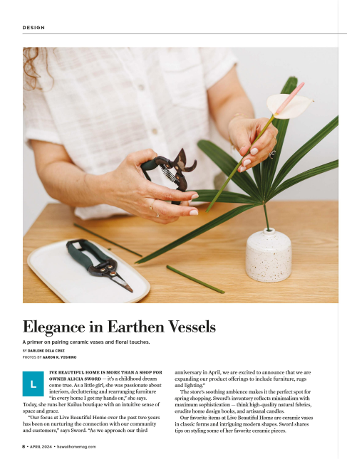 Proud to be Featured in Hawaii Home!
