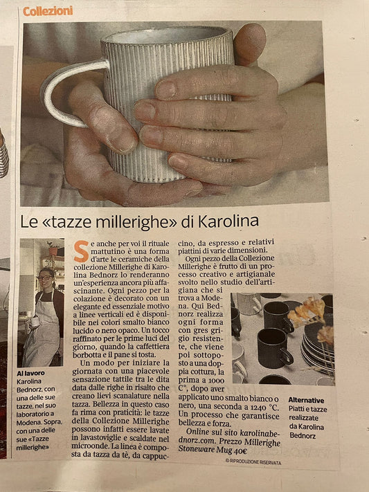 Millerighe featured in "Corriere di Bologna"