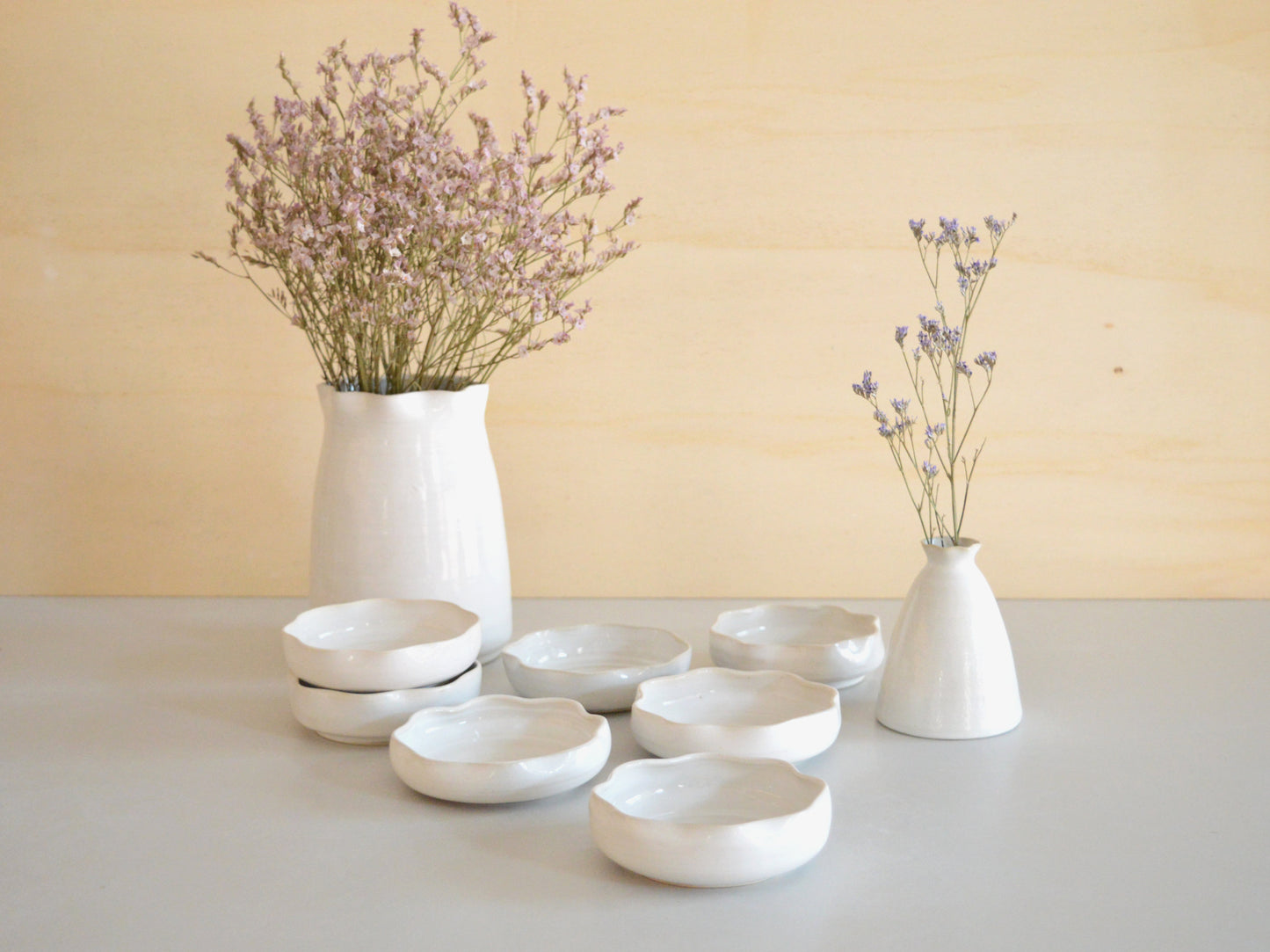 FIORE Ceramic Decorative small Plate Handmade in Italy