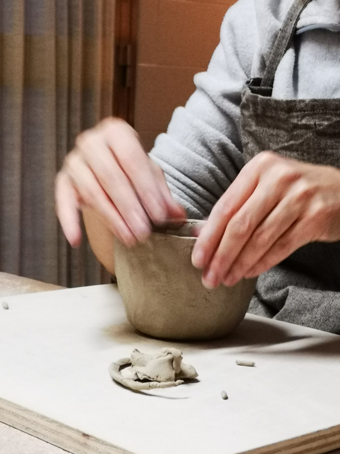 Ceramic class in my studio in Modena
