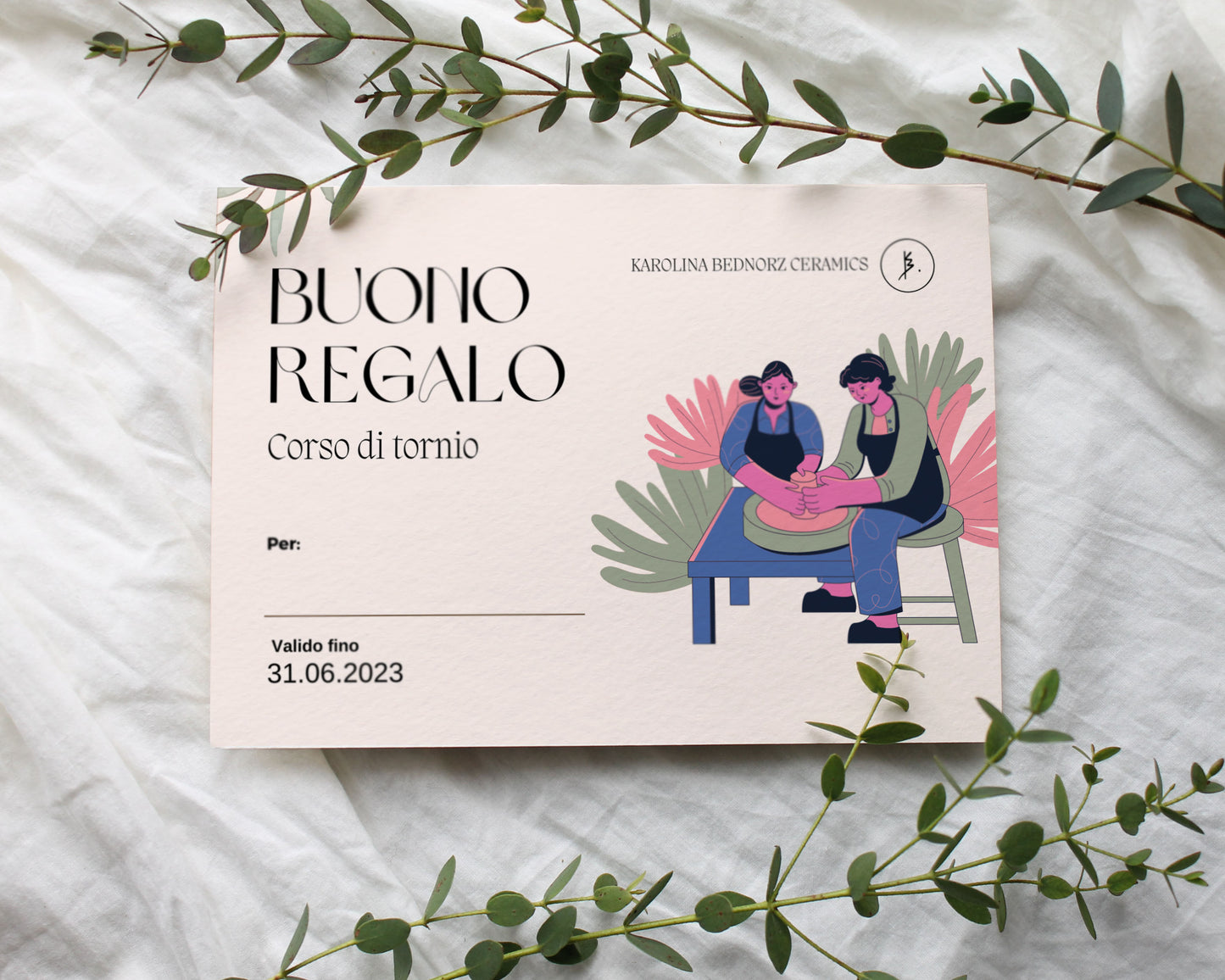Buono regalo per due - Lezione privata di tornio nel mio studio a Modena