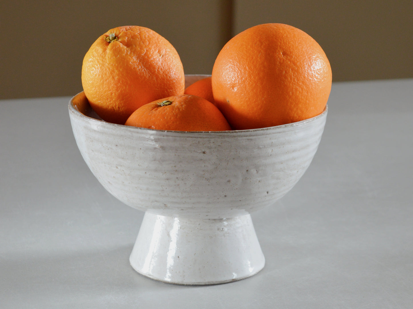LUNAR Centrotavola in grès Piccola Portafrutta