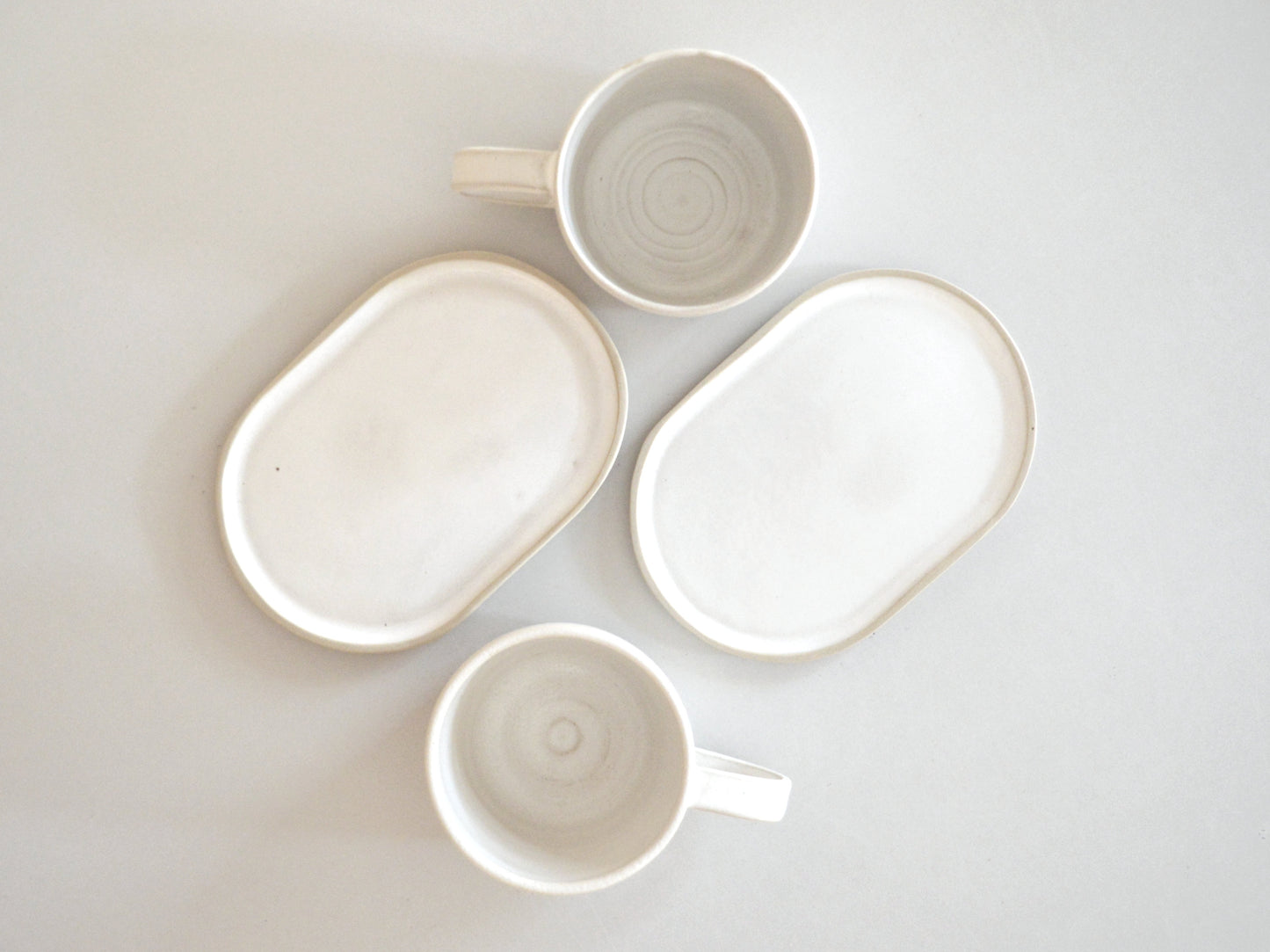NUDE Stoneware Small Oval Tray