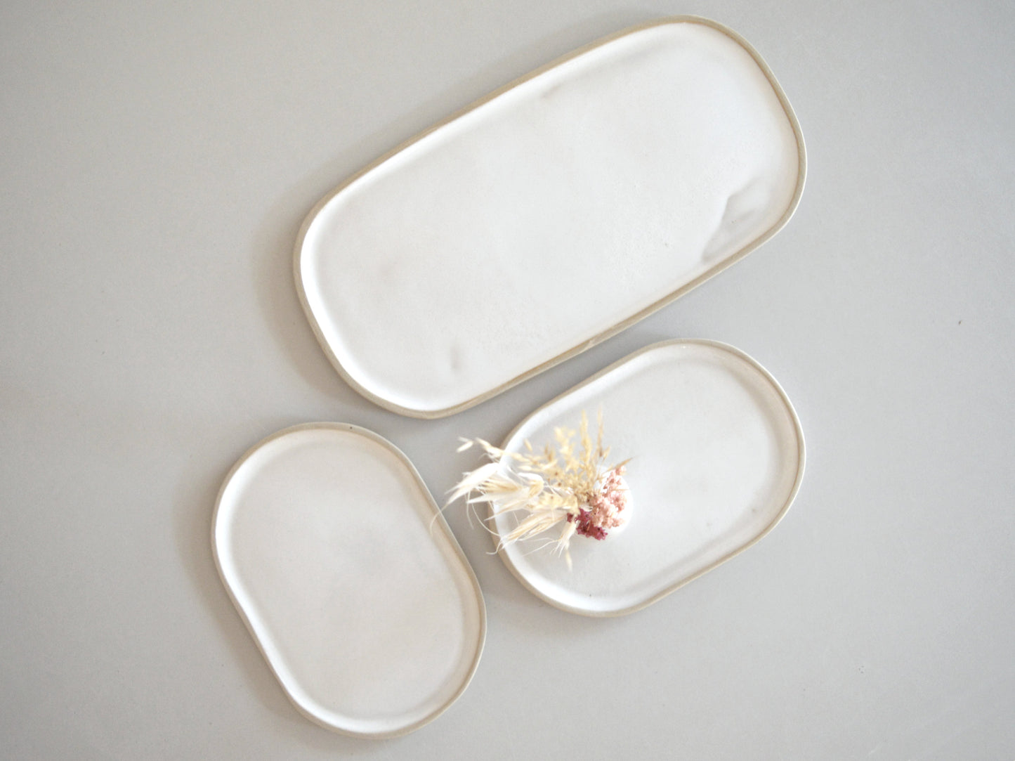 NUDE Stoneware Small Oval Tray