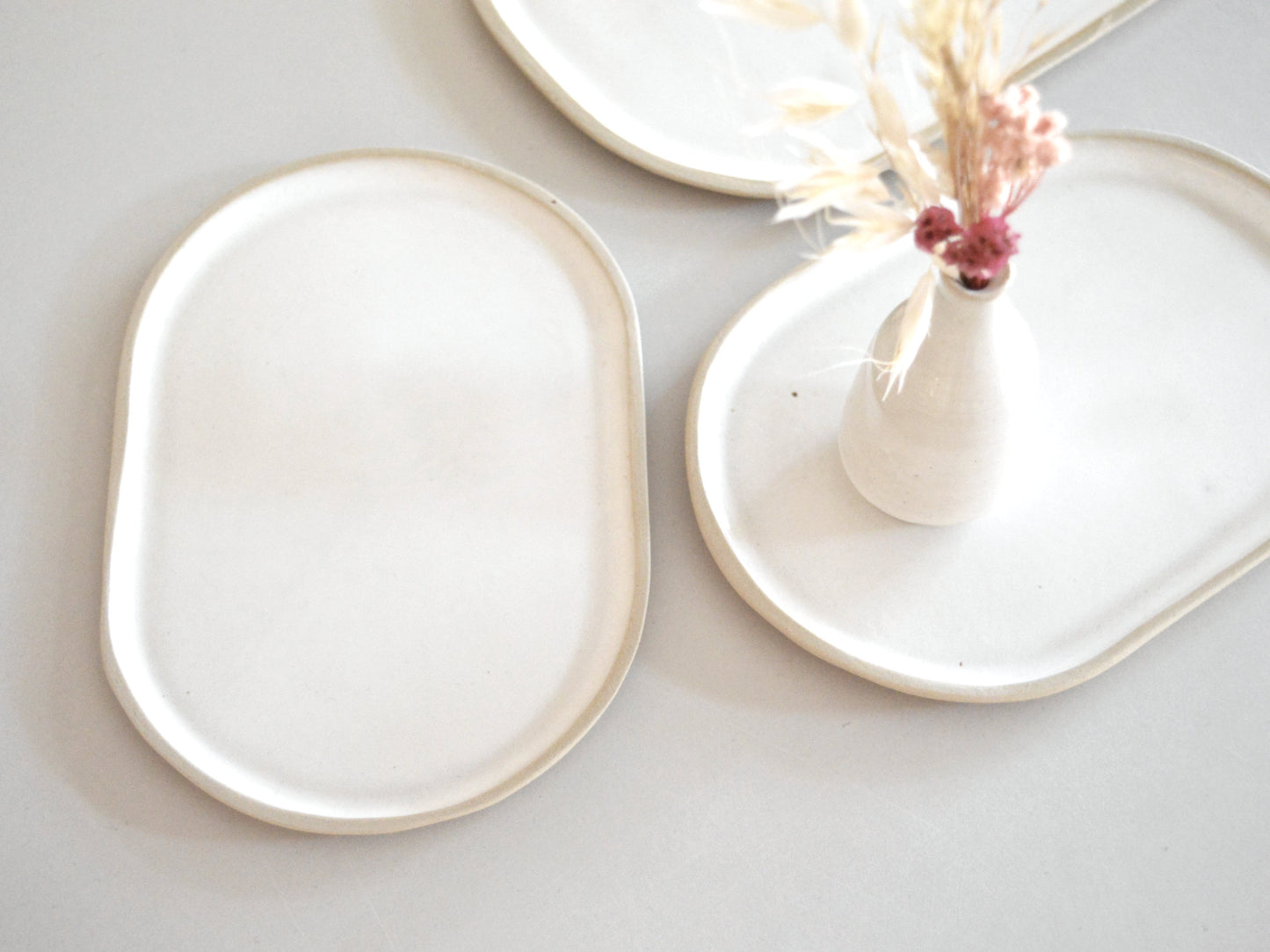 NUDE Stoneware Small Oval Tray