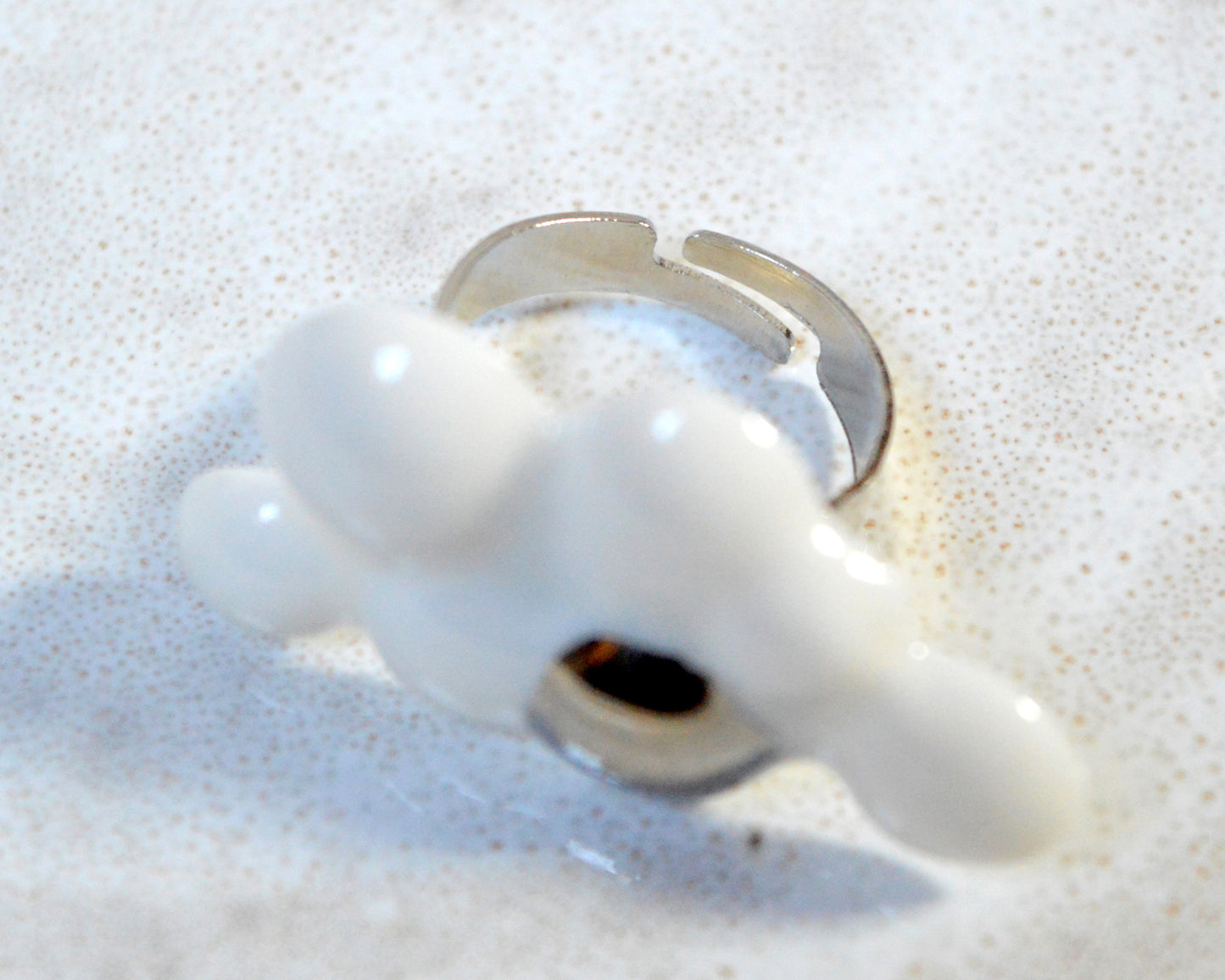 CLOUDS porcelain ring