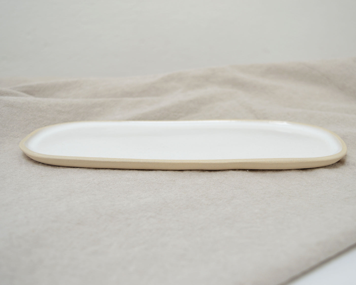 NUDE Stoneware Oval Tray