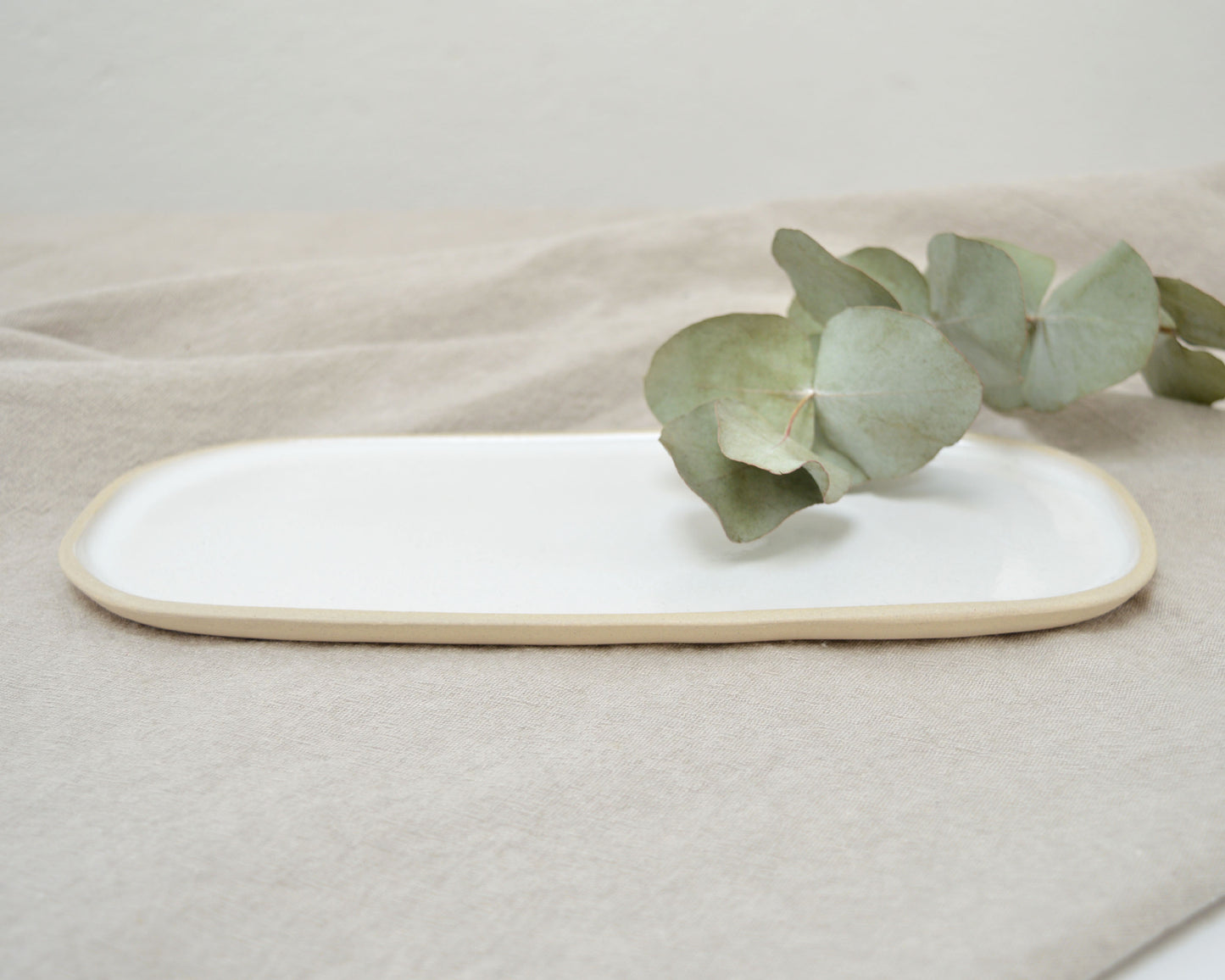 NUDE Stoneware Oval Tray