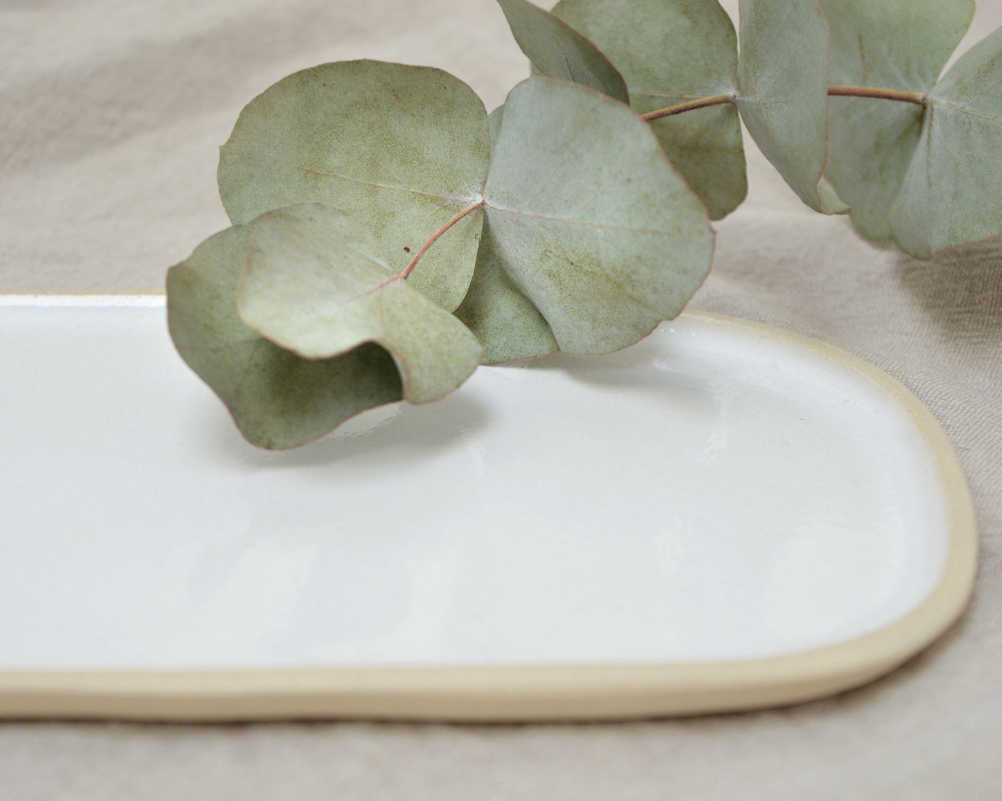 NUDE Stoneware Oval Tray