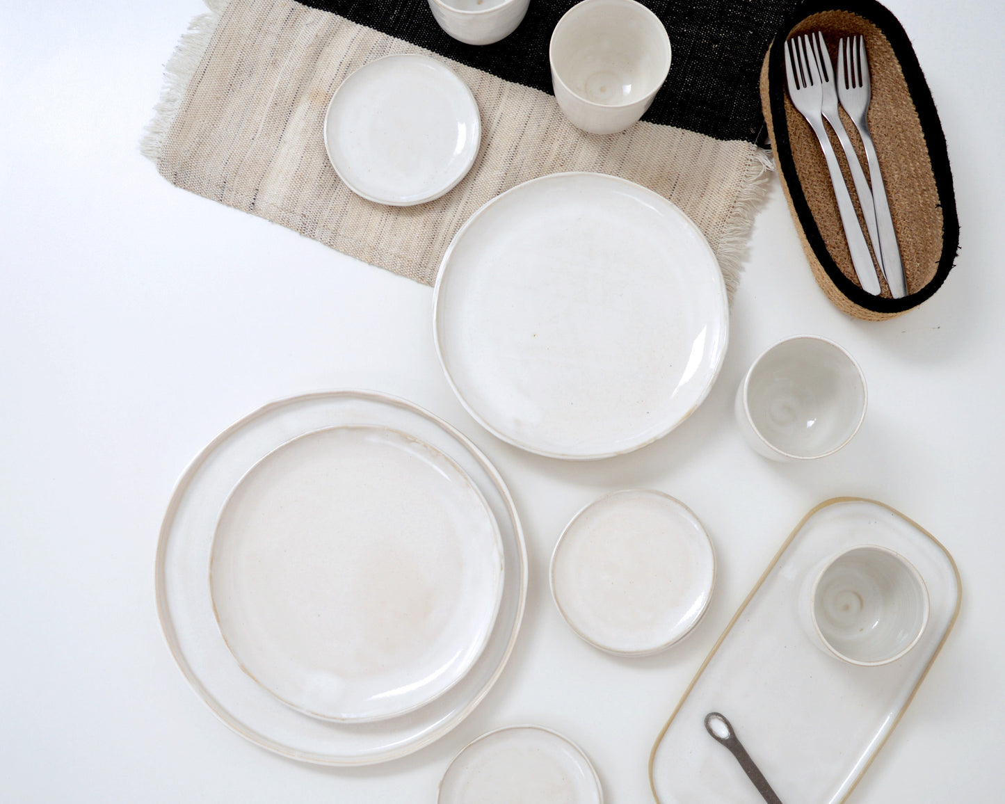 NUDE Stoneware Oval Tray