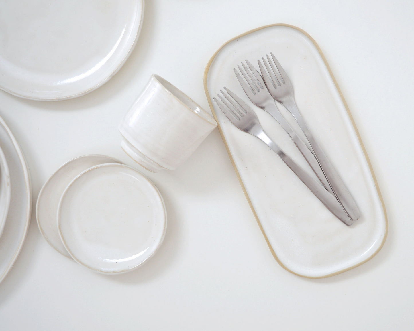 NUDE Stoneware Oval Tray