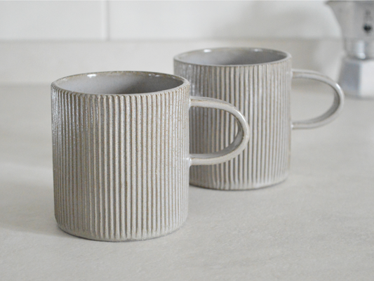 LIMITED EDITION Stoneware Mug GREY MILLERIGHE