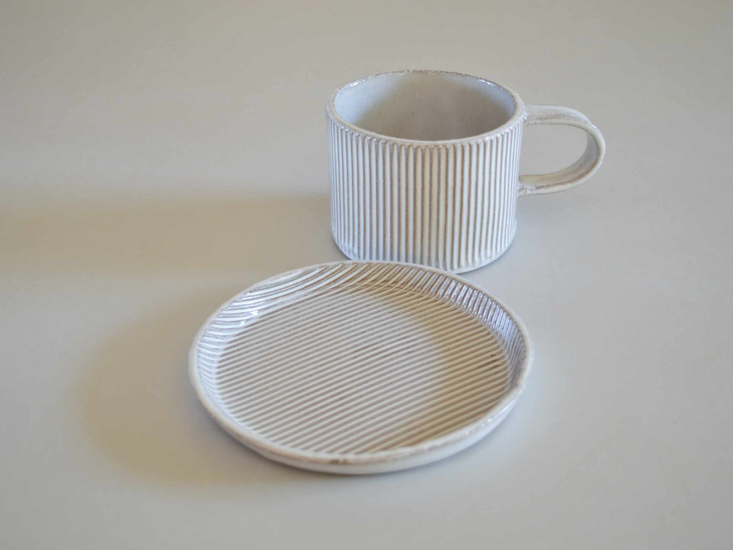 Millerighe Cappuccino Cup & Plate Set for 2 Gift Box