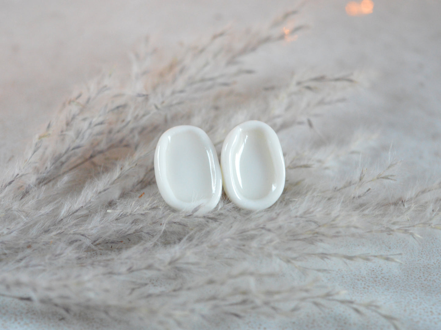 CORNICE Handmade Porcelain Stud Earrings