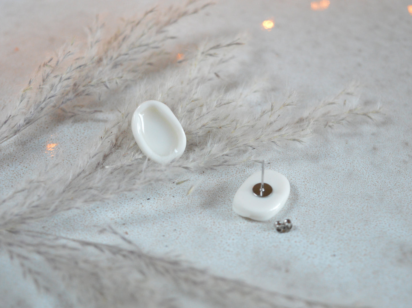 CORNICE Handmade Porcelain Stud Earrings