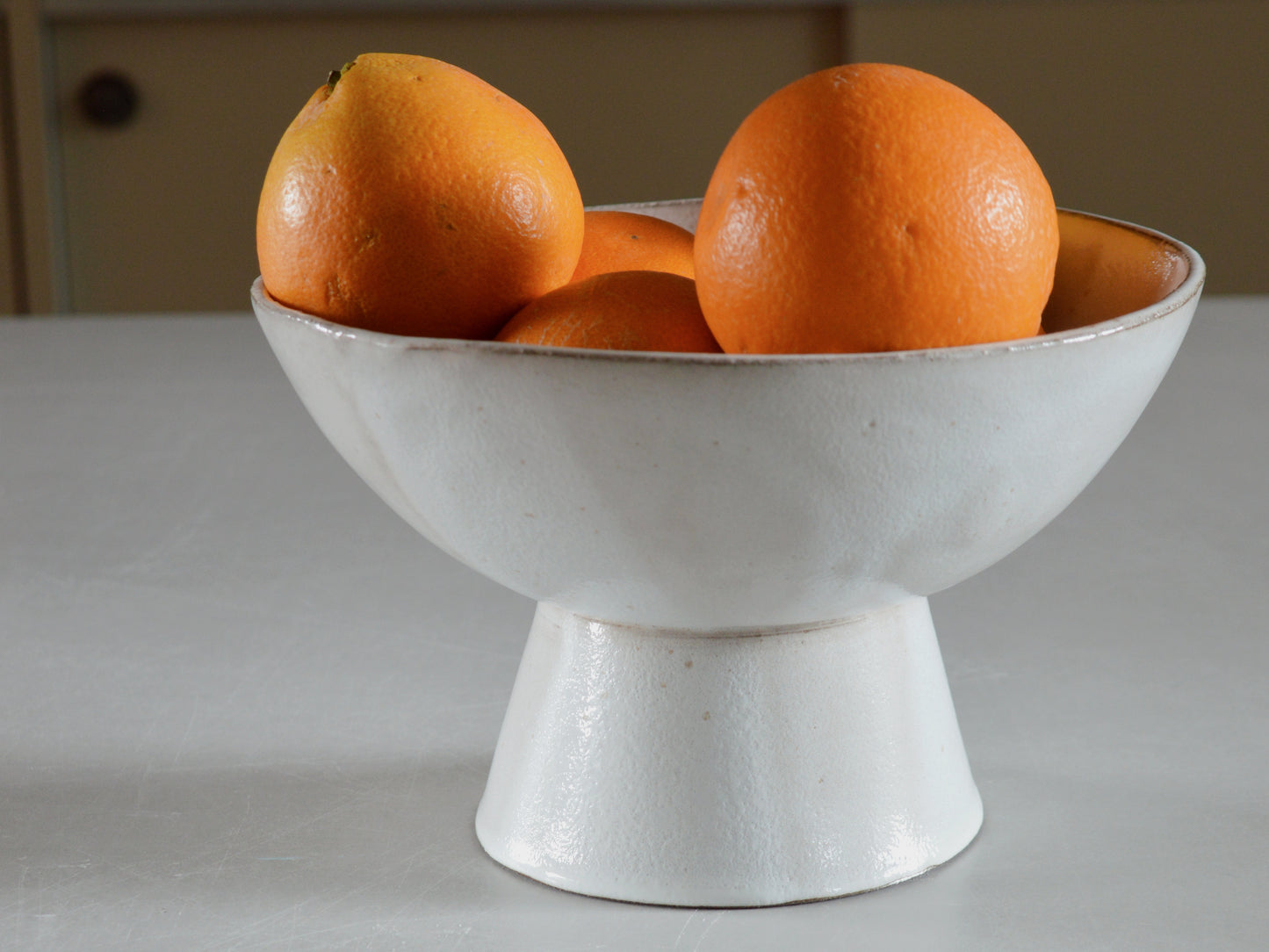 LUNAR Stoneware Centerpiece Large Fruit Bowl