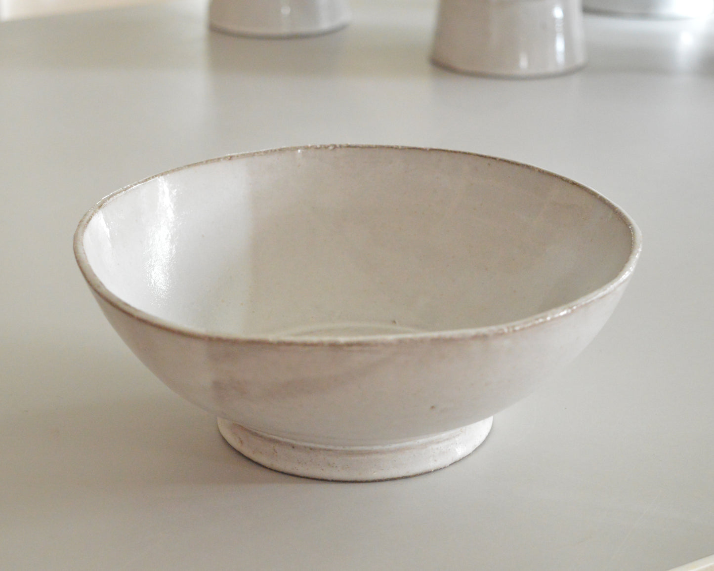 LUNAR Stoneware Centerpiece Bowl