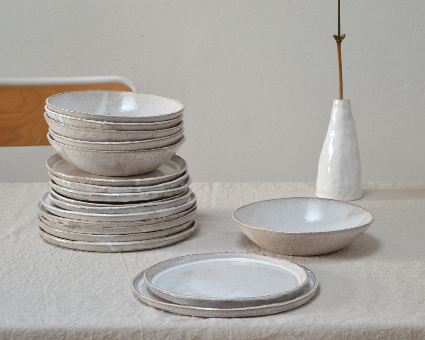 LUNAR Stoneware Tableware Set for Two