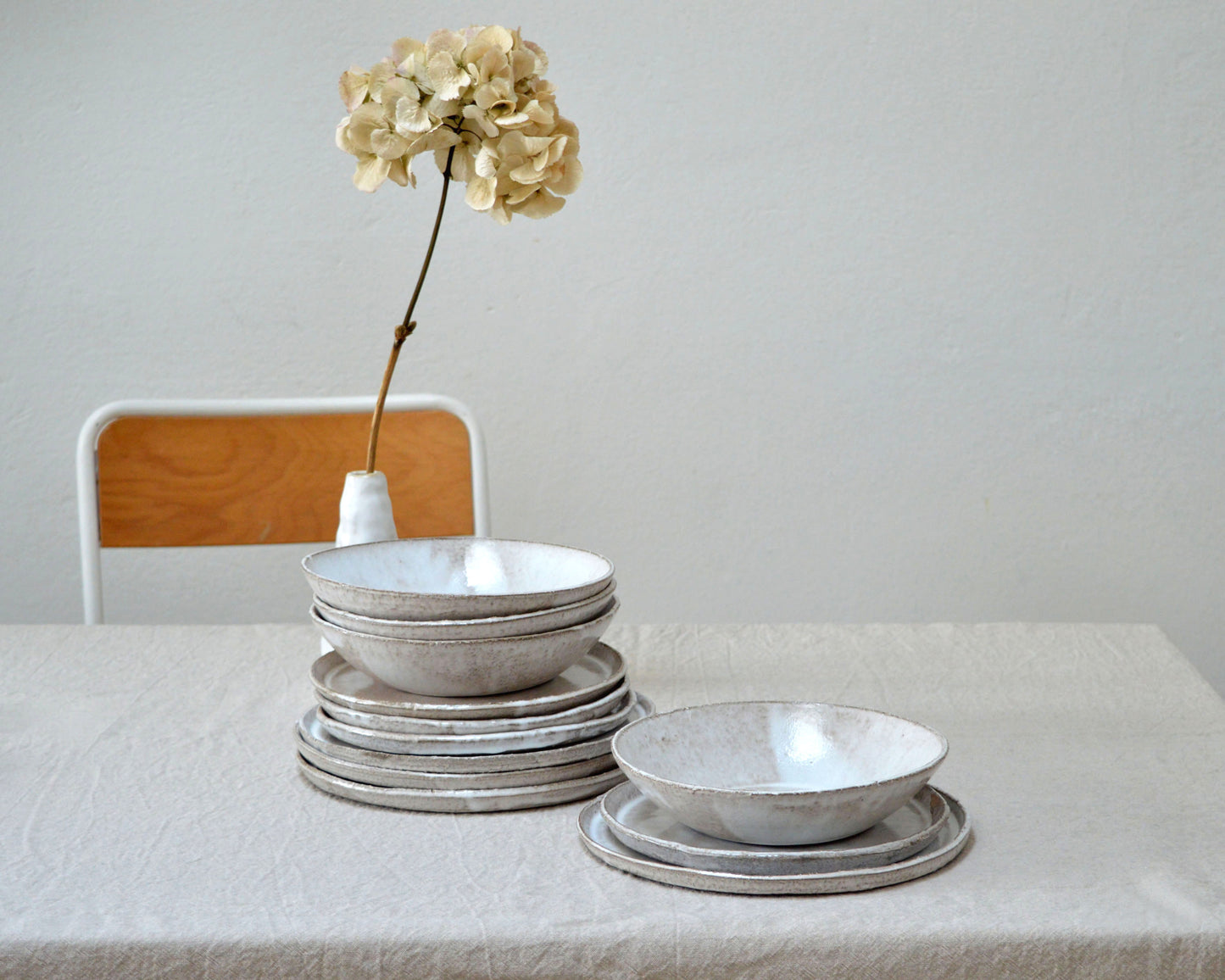 LUNAR Stoneware Tableware Set for Two