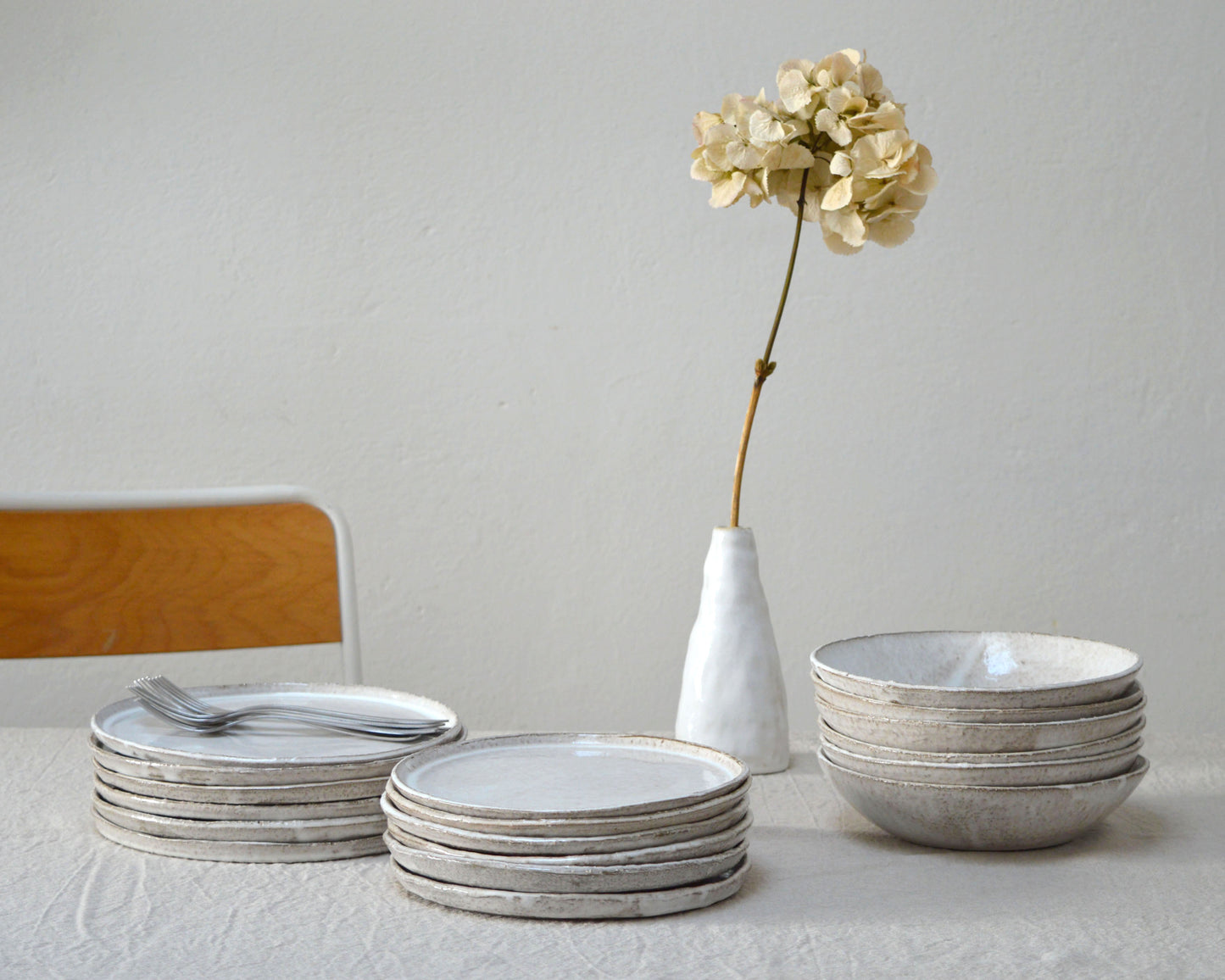 LUNAR Stoneware Tableware Set for Two