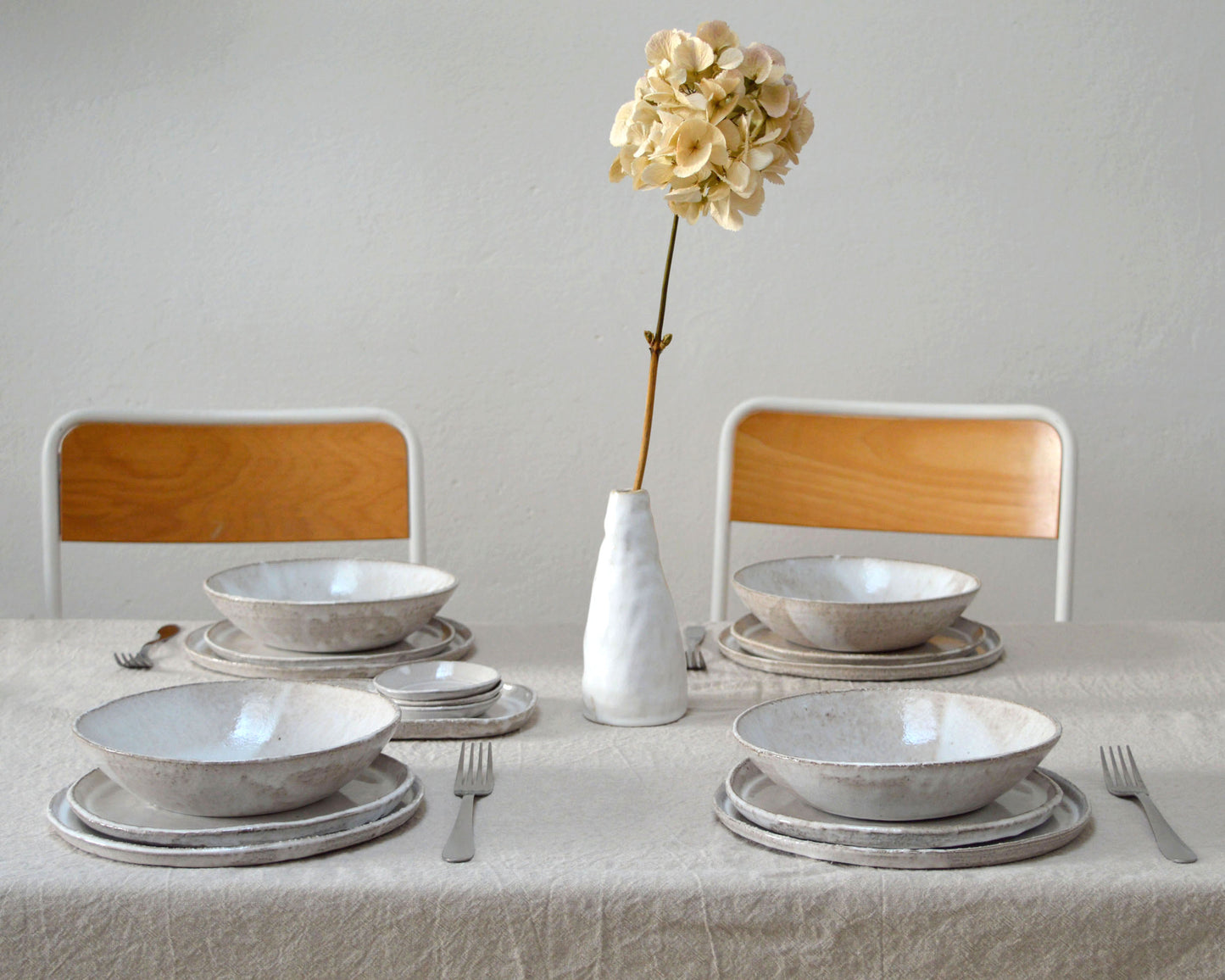 LUNAR Stoneware Tableware Set for Two