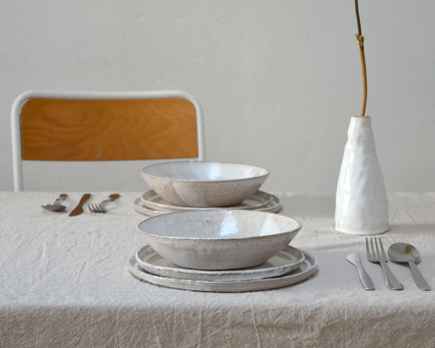 LUNAR Stoneware Tableware Set for Two